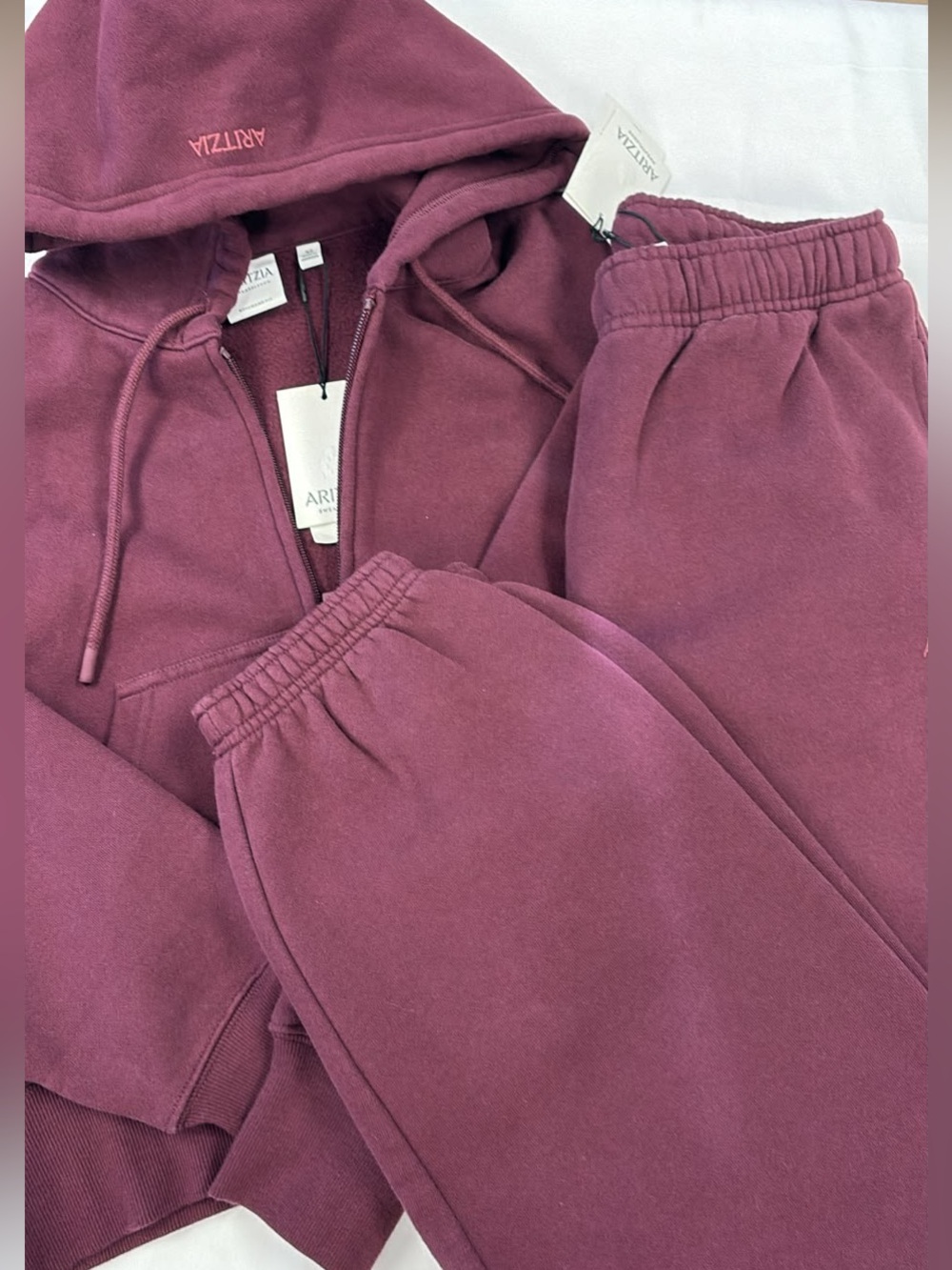 NWT aritzia gala plum set
